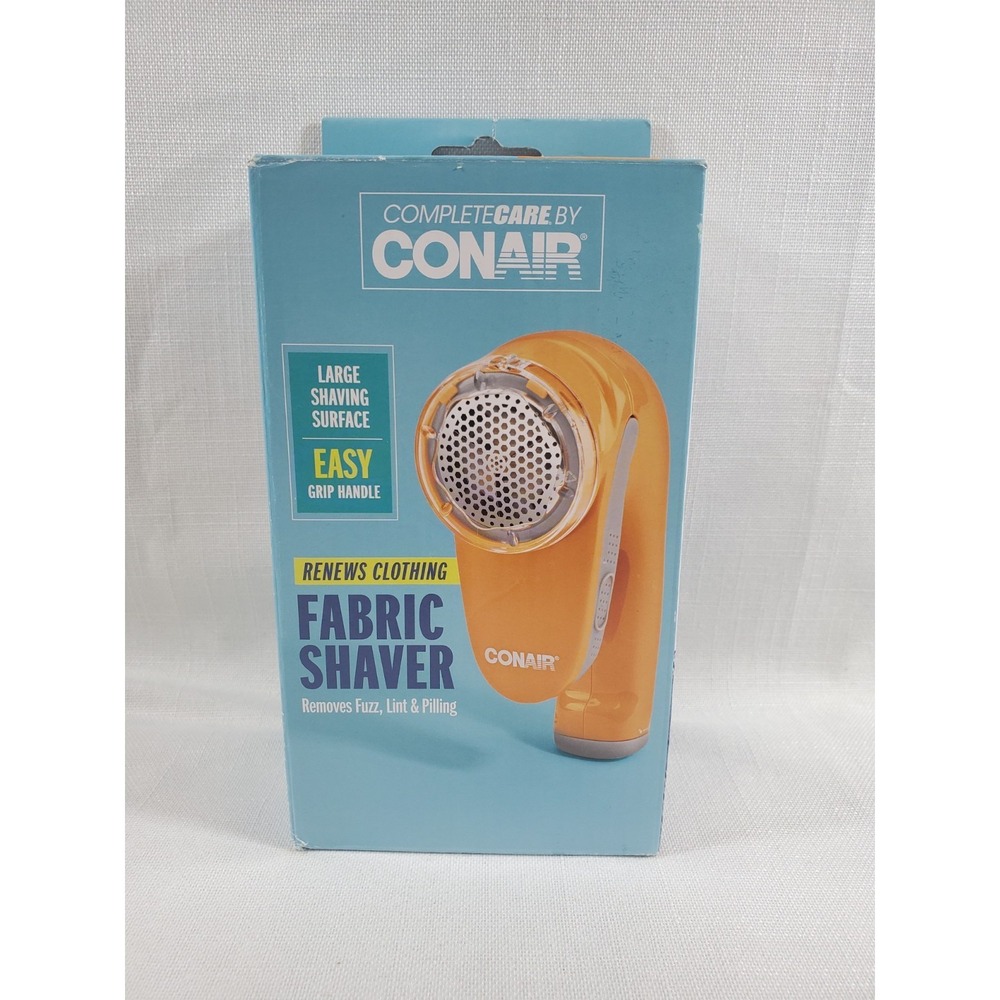 Fabric Shaver & Lint Remover Battery Operated Portable Fabric Shaver Orange-New